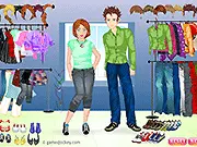 Play Couple Dress Up free online, choosing clothes and accessories to style a couple for an outing or a date