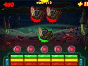 Plagueheart free online game image, showing dark monsters and magic spells attacking a glowing heart symbol.