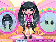 Cute Model Style game screenshot, free online dress up game, adorable model wearing cute outfits and stylish hairstyles