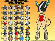 Bionka Bunny Halloween Dress Up free online game image, dressing up a girl in spooky costumes on PlayArcadeHub