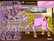 My Cute Pony Dress Up free online game, decorate your own pony, play free animal styling game