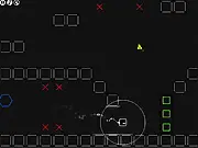 Screenshot of Gloid: The Levitation Robot game, showing the spherical robot floating through a complex mechanical maze; Play this free online puzzle game