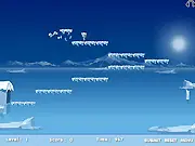 Play Jumping John Puzzle Online free, a puzzle game where the character collapses bricks on slippery icy hills to reach the exit on PlayArcadeHub.