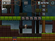 Block Hopper free online puzzle platformer game, robot jumping on strategically placed blocks