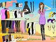 Play Ashley's Cute Dress Up free online, girl choosing cute clothes and accessories, fashion game for free