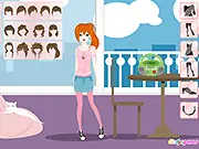 Cindy's City Dress Up free online game, styling cute city girl, play free fashion game