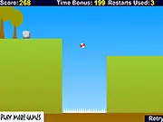 zBall free online bouncing platformer game, ball navigating an obstacle course