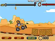 Smash and Dash gameplay screenshot showing a colorful race car speeding through a fiery Magma Chamber level, avoiding lava pits and obstacles.