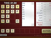 Whizz Wordz free online Boggle and Scrabble style word game on PlayArcadeHub