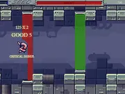 Screenshot of Color Flow Flash game showing different color names written in conflicting colors, testing the player's cognitive speed and focus