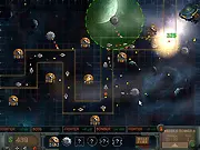 Astrobase Defense game screenshot, placing turrets in a space station defense grid, free online tower defense game, PlayArcadeHub