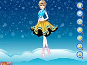 Screenshot of the Spring Rain Fairy dress up game, showing a beautiful fairy character with various dresses and accessories around her for selection.