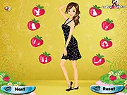 Chic Pose Dressup free online game screenshot, fashionable apparels and styling, high-fashion model dress-up