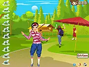 Summer Camp Fashion free dress-up game online, stylish outfit for camper girl, camp queen fashion style