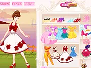 New Princess Style Dressup game, girl wearing an elegant ball gown and tiara for a cotillion