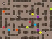 Teledoor 2-player puzzle game screen, two characters using teleportation to escape a forest, free online competitive game, PlayArcadeHub