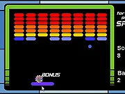 Voyager Breakout 2 free online arcade game, Star Trek-inspired brick breaker, classic retro game on PlayArcadeHub, challenging bonus ball game