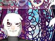 Screenshot of Alfagethvesis Generator showing a fantasy male character avatar being customized, with layers of clothing, armor, and mystical features visible on the interface.