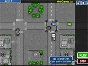 Play Crash Town traffic puzzle game free online, placing traffic signs to prevent car crashes and manage the city's traffic flow