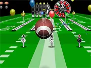 Quarterback Challenge 2 free online football puzzle game with 3D targets, balloons, and coins on PlayArcadeHub