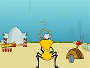 Mulch Shoot free online game screenshot, arcade shooting action against Mulch Birds, fun high score challenge on PlayArcadeHub