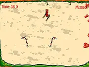 Play Slimy Salom free online arcade skill game going through straws