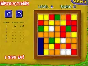 Tink's Blocks free online puzzle game screenshot, arrangement of colorful blocks, casual puzzle challenge on PlayArcadeHub