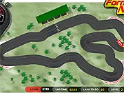 Formula Net Racing free online game, speed control race car challenge on five tracks on PlayArcadeHub