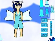 Play Birdy Dress Up free online, angelic fashion game, style a character with wings, free ethereal dress-up game