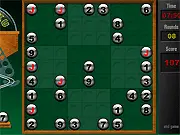The Sudoku puzzle board showing number balls and a special Joker wild card being placed in a square in the online game Sudoku Jokers