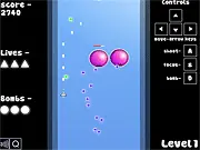 Play Area 101 free online retro scrolling shooter arcade game featuring colorful enemies and tight music on PlayArcadeHub