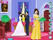 Beautiful Maid of Honor free online game screenshot, wedding dress up, formal fashion on PlayArcadeHub