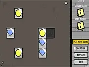 A Miner Problem free online jewel slide puzzle game, clear the board puzzle, strategic matching game