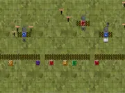 Insect Tower Defense free online strategy game screenshot, placing defensive towers on a map to defeat waves of insects, available on PlayArcadeHub
