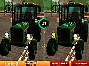 Cool Tractors 7 Differences free online spot the difference game with timer