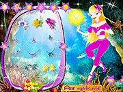 Crystal Ball Fairy free online game screenshot, mystical dress up, Fairy of Nature makeover on PlayArcadeHub
