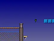 Brocci's Beat Quest online game screenshot, character collecting a musical sign in a platforming level