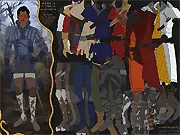 Character image of Dorian Pavus from Dragon Age: Inquisition wearing highly stylized Tevinter Magister robes, customized in an online dress-up game.