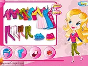 Screenshot of Romantic Raining Love online game showing a stylish couple dressed up for a romantic evening date under the rain.