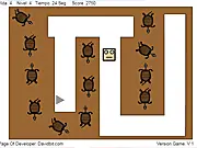 Screenshot of Walk Box puzzle game showing a block being dragged across a grid toward a 'Play' icon