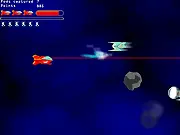 Play Asteraid free online side-scrolling shooter against the Kraidon Empire