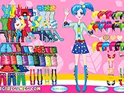Screenshot of Alice Cute Styling, a free online dress-up game showing the character Alice and fashion items