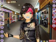 Play Emo Fashion Makeover free online, emo girl dress up game, unique fashion outfits and accessories, alternative style makeover