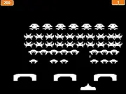 Space Invaders classic arcade game screenshot with aliens and player ship