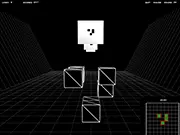 Play Through Walls free online 3D puzzle game, rotate shape to fit through the hole in the wall