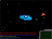 Play Azul Baronis Epsilon Zero free online space fighter game, control starship with WASD and space bar afterburner