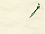 Free online Advansnake game with both Classic and Modern modes, pixelated snake eating food on a grid