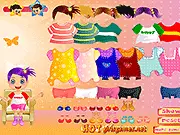 Family Happy Day free online dress up game screenshot showing Susan, her mom, and her dad ready to go to the park on PlayArcadeHub