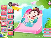 Children's Slide Dress Up free online game play dress a kid for playground fun