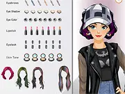 Hip-hop Street Style dressup game screen showing a character in cool, urban street clothing and accessories